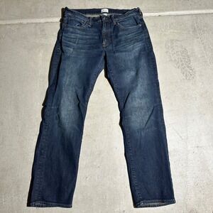J Crew Jeans Mens 32x30 Blue Dark Wash Denim 770 Straight Leg Cotton Pants